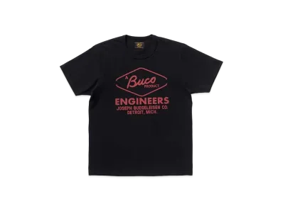 THE REAL McCOY'S Buco Tee / Engineers "Black"