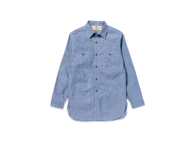 THE REAL McCOY'S U.S. Navy Chambray L/S Shirt "Light Blue"