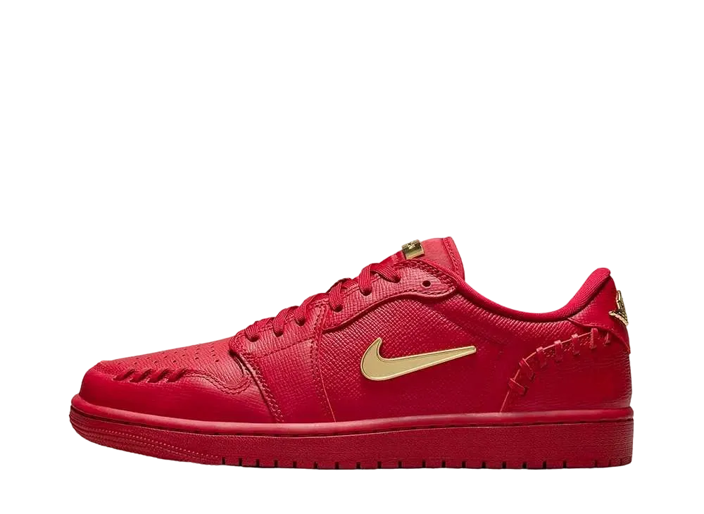 ナイキ ウィメンズ エアジョーダン1 MM ロー "ジムレッド/メタリックゴールド"