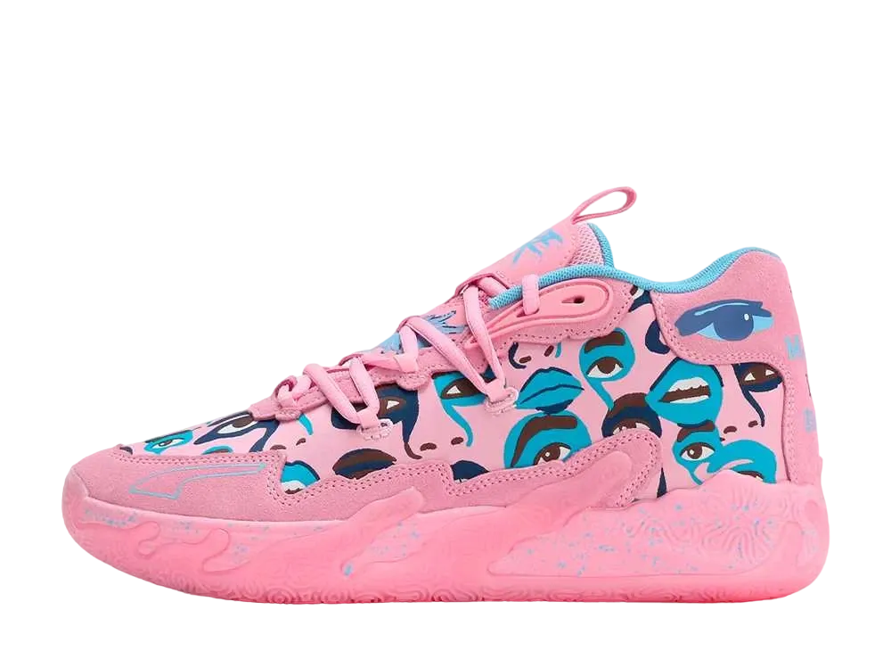 Kid Super × Puma MB03 "Pink Lilac/Team Light Blue"