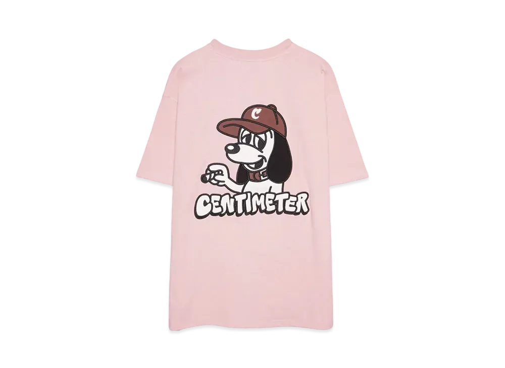 centimeter CMT ruler S/S tee "Pink"