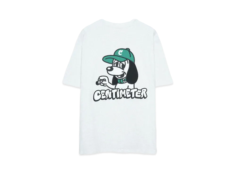 centimeter CMT ruler S/S tee "Gray"