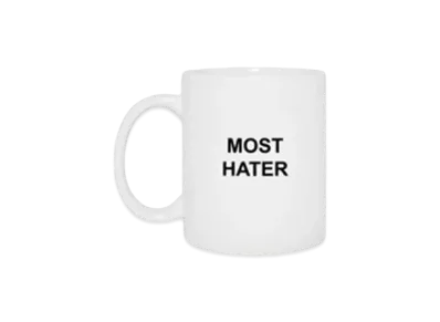 JJJJound Most Hater Mug "White"