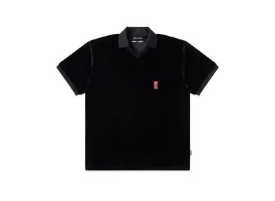 BlackEyePatch Small HWC Velour S/S Polo Shirt "Black"