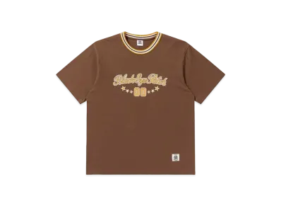 BlackEyePatch Sporty Script Logo Tee "Brown"