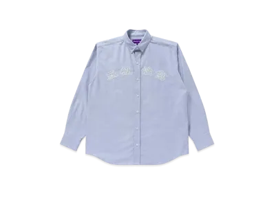 BlackEyePatch HWC Patched Oxford Shirt "Blue"