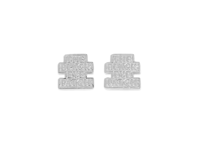 BlackEyePatch OG Label Earring Silver (Pair) "Silver"