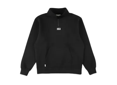 WIND AND SEA WDS-ES Cardboard Half Zip Tops "Black"