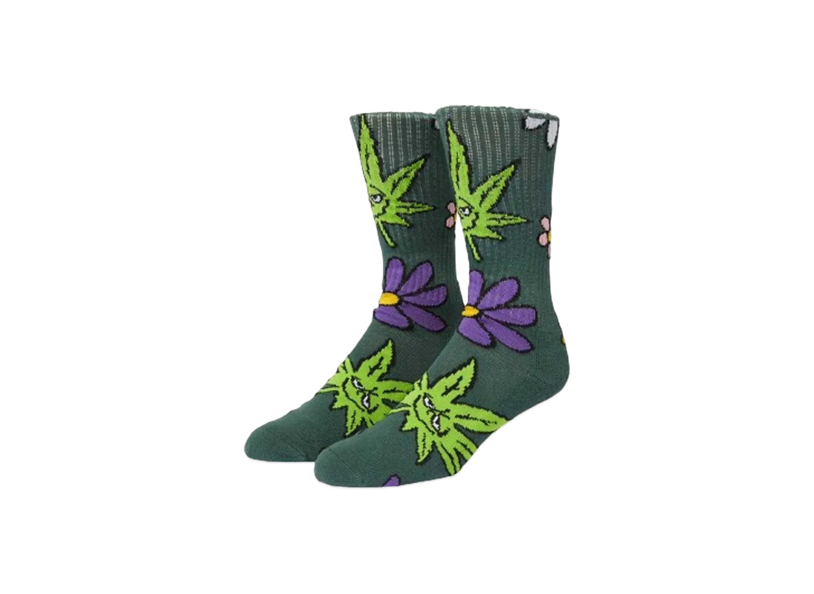 HUF Green Buddy Blossom Socks "Green"