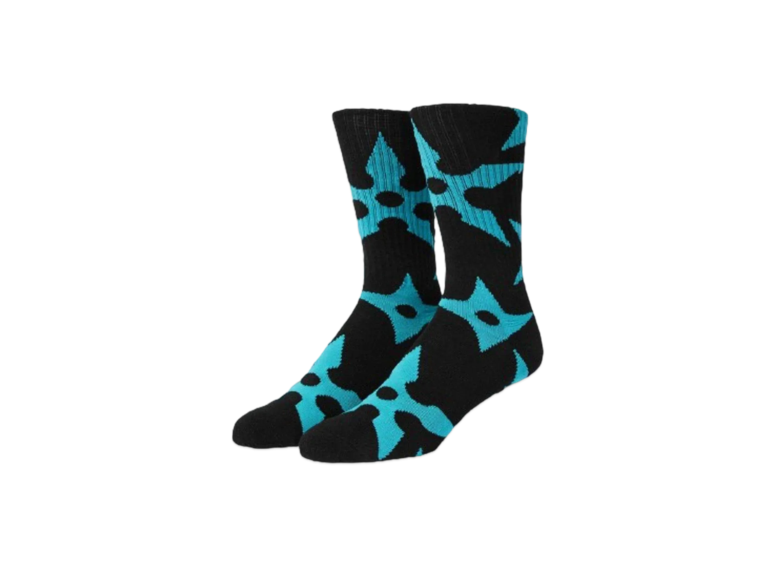 HUF Shuriken Crew Socks "Black"