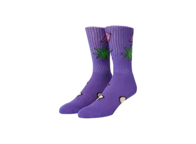 HUF As Kite Crew Socks "Purple"