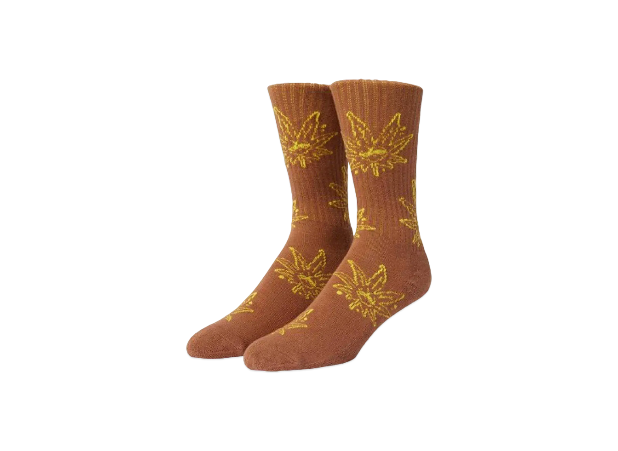 HUF Cookout Buddy Crew Socks "Brown"
