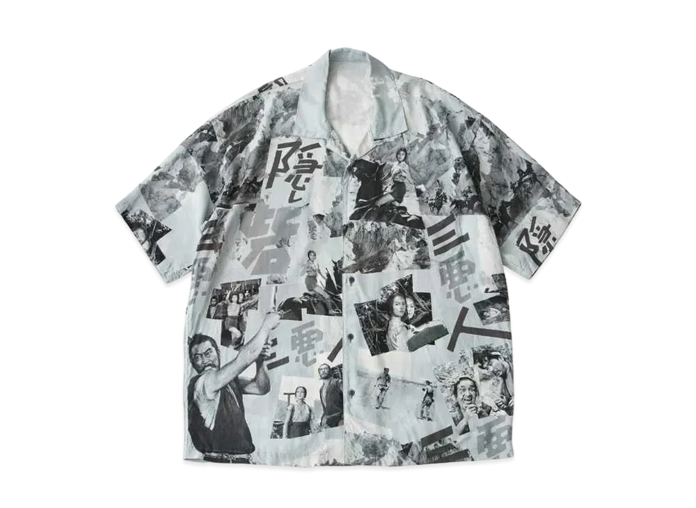 PORTER CLASSIC x Hidden Fortress Aloha Shirt "Black"