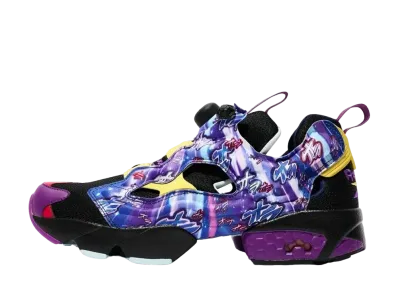 Jojo's Bizarre Adventure Stardust Crusaders × Reebok Instapump Fury 94 "Black/Purple"