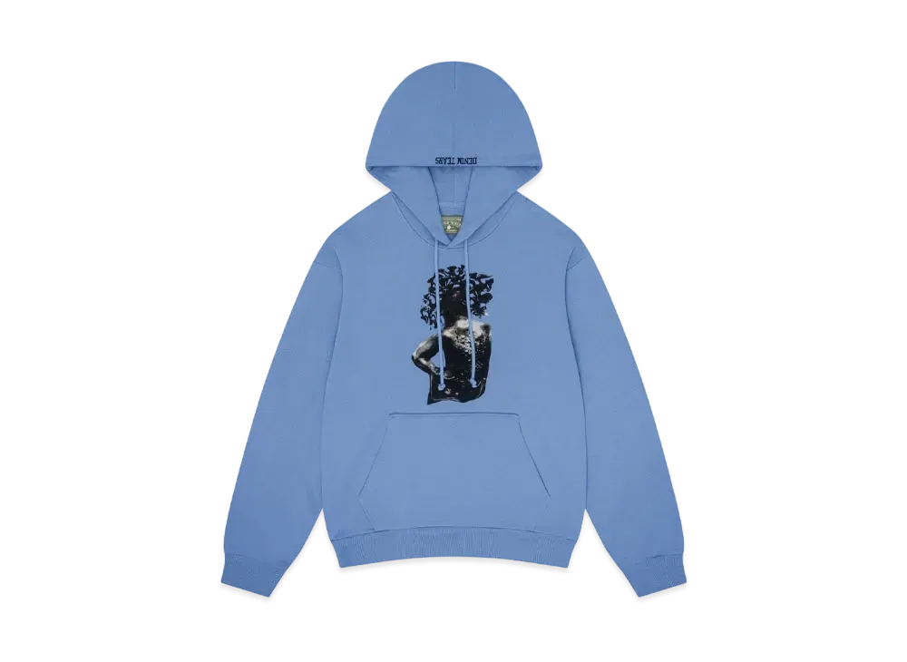 DENIM TEARS x Arthur Jafa Ex-Slave Gordon Hoodie "Dusty Blue"