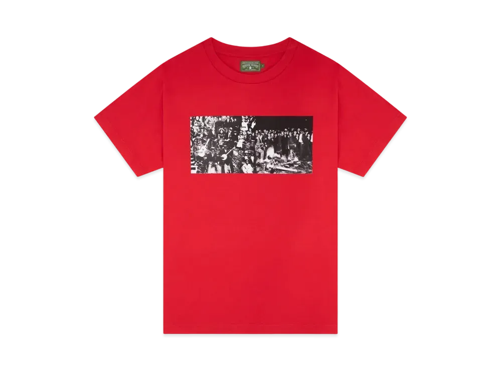DENIM TEARS x Arthur Jafa Black Entertainment Tee "Red"