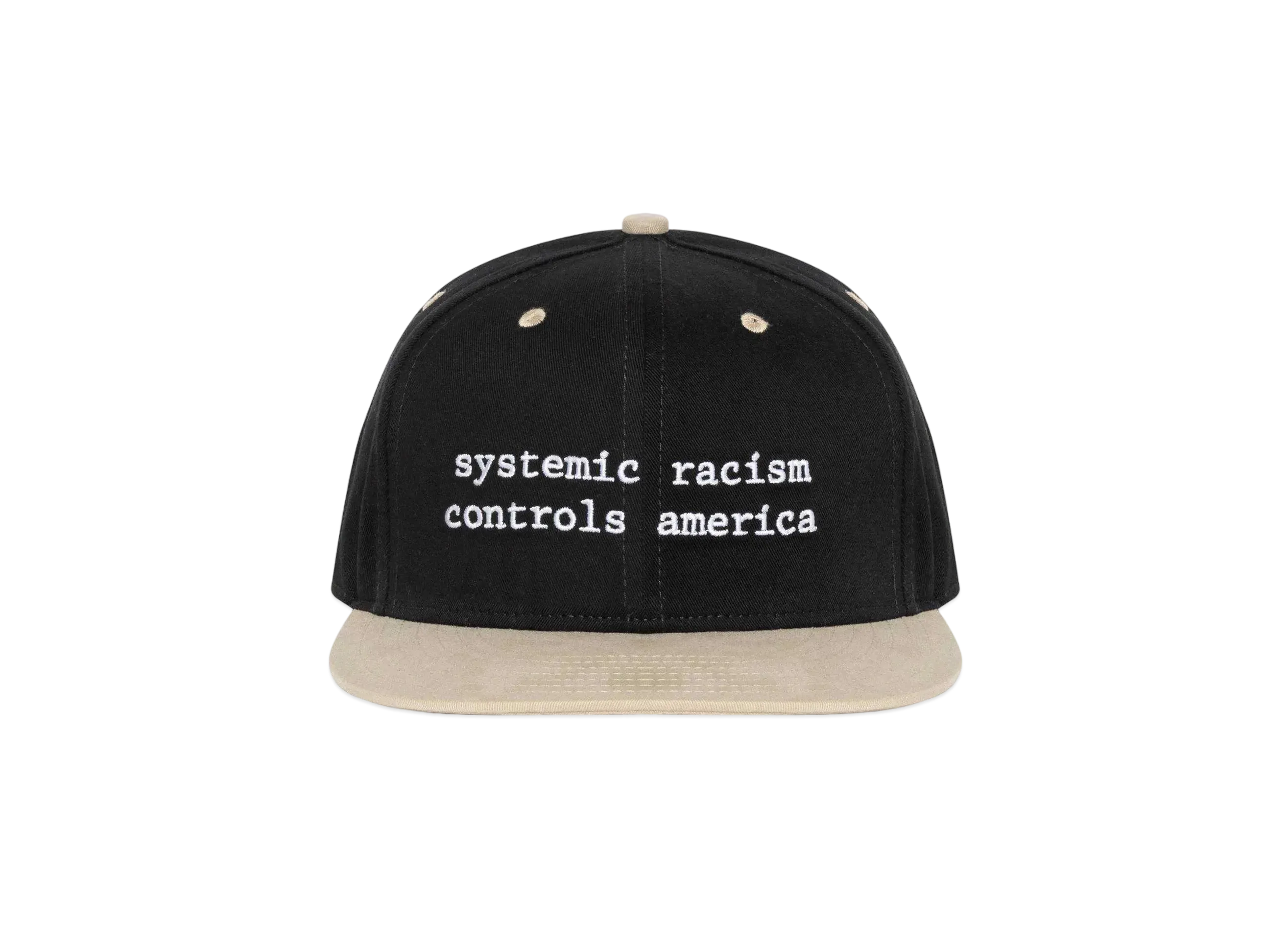 DENIM TEARS x Arthur Jafa Systemic Racism Controls America Hat "Black"