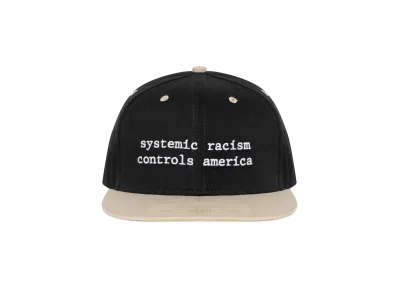 DENIM TEARS x Arthur Jafa Systemic Racism Controls America Hat "Black"