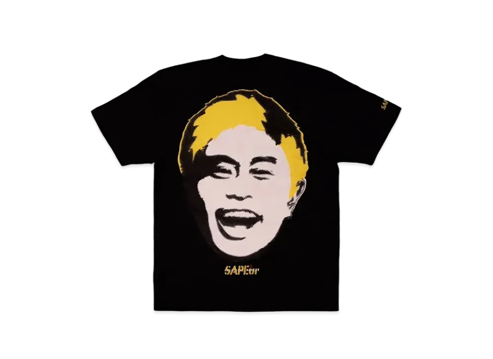 SAPEur x MASATOSHI HAMADA Kids Stamp Logo S/S Tee #2 "Black/Yellow"