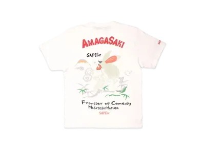 SAPEur x MASATOSHI HAMADA Tsukkomi Barking Rabbit S/S Tee "White"