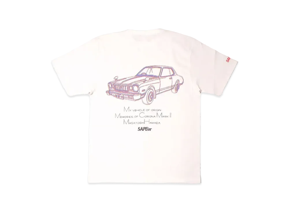 SAPEur x MASATOSHI HAMADA Corona Mark-II S/S Tee "White"