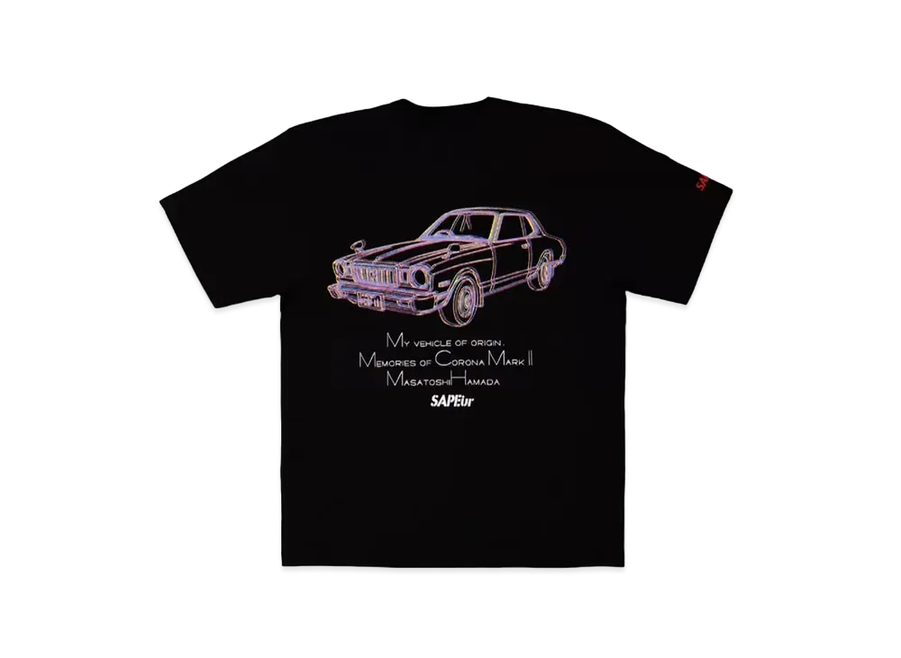 SAPEur x MASATOSHI HAMADA Corona Mark-Ⅱ S/S Tee "Black"