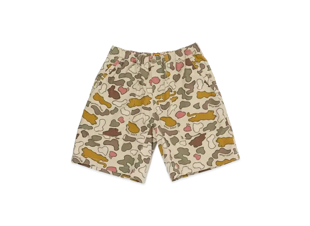 HUMAN MADE x KAWS Made Camo Shorts "Brown"