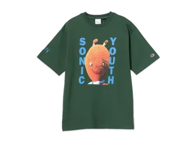 Champion for BEAMS x SONIC YOUTH / Print T-shirt #2 "Green"