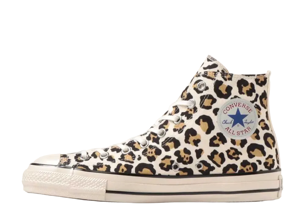 Converse All Star US Leopard Hi "White"