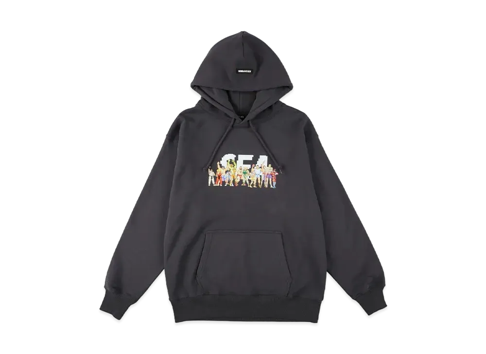 WIND AND SEA x SF II Logo Hoodie "Charcoal"