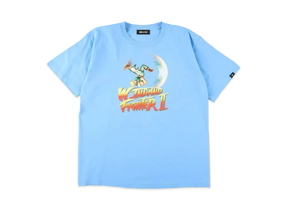 WIND AND SEA x SF II Tee -Guile- "Light Blue"