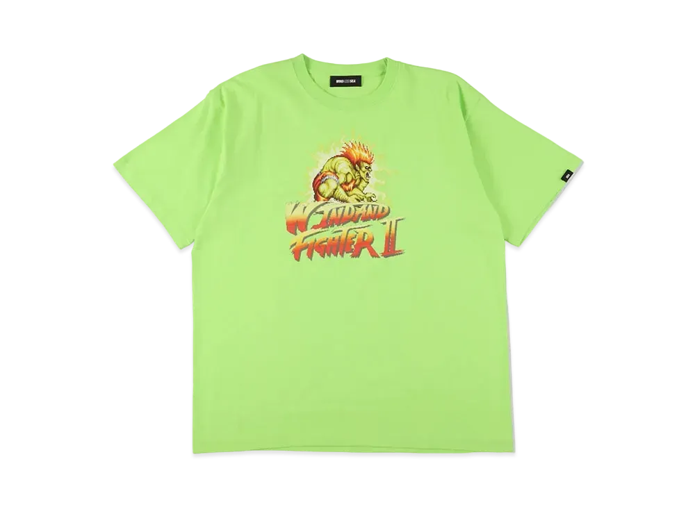 WIND AND SEA x SF II Tee -Blanka- "Lime Green"