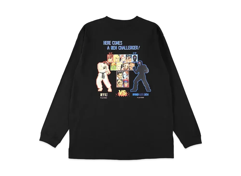 WIND AND SEA x SF II Player Select L/S Tee "Charcoal"