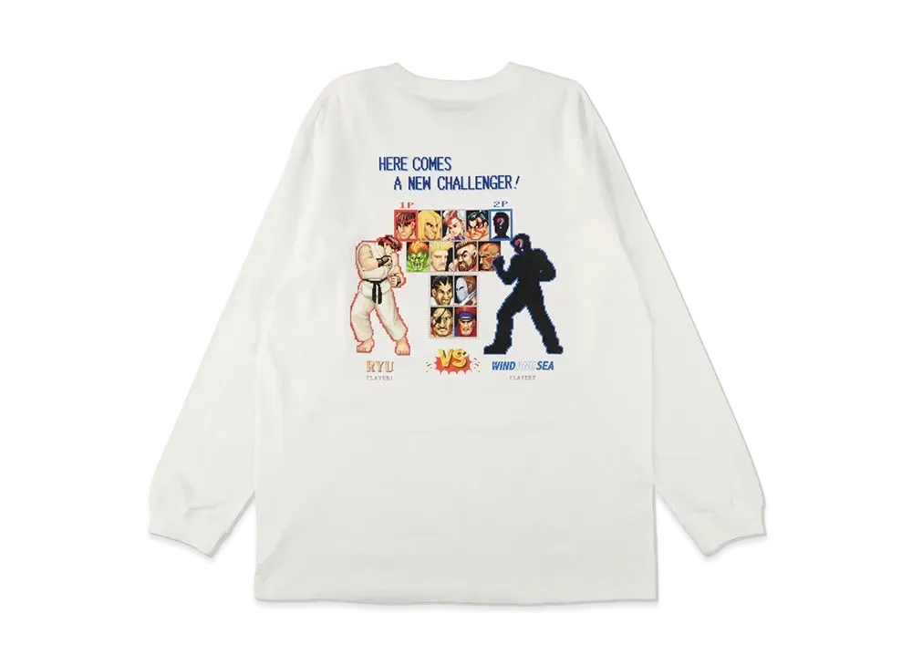 WIND AND SEA x SF II Player Select L/S Tee "White"