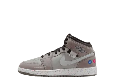 Nike GS Air Jordan 1 Mid Wings "NYC Subway"