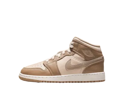 Nike GS Air Jordan 1 Mid "Legend Light Brown"