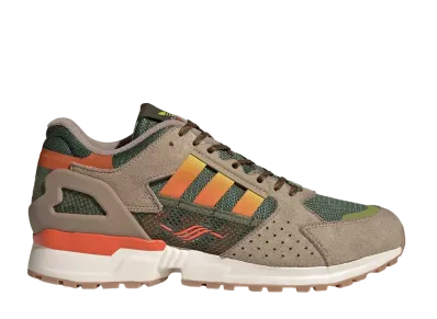 Palace × adidas ZX 10000 "Wild Pine/Multi Color/Blanch Cargo"