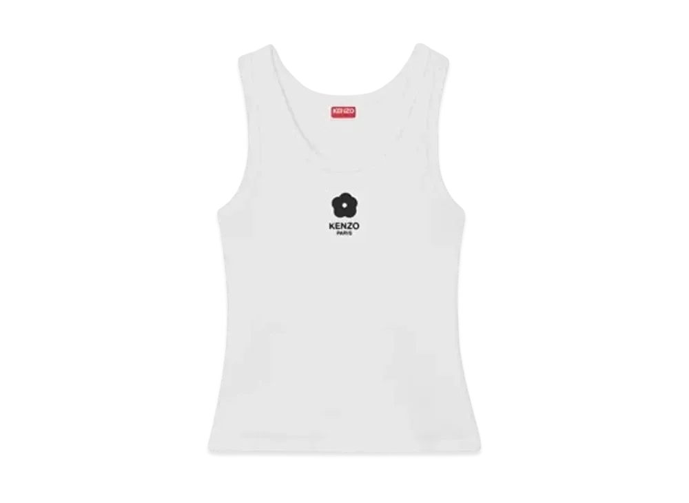 KENZO 'BOKE FLOWER 2.0' Embroidery Tank Top "White"