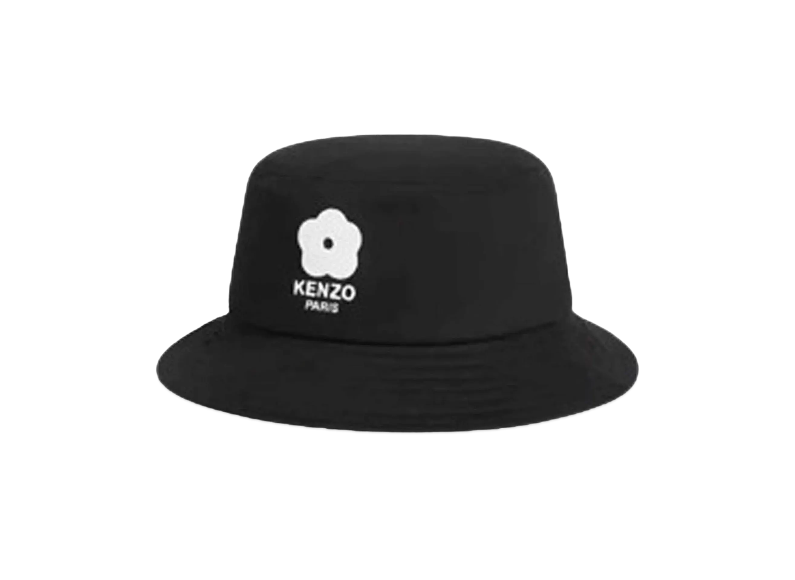KENZO 'UTILITY' Embroidered Cotton Hat "Black"