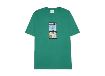 Supreme x Toy Machine Welcome To Hell Tee "Light Pine"