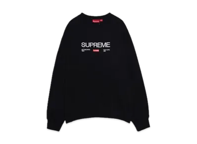 Supreme Established Crewneck "Black"