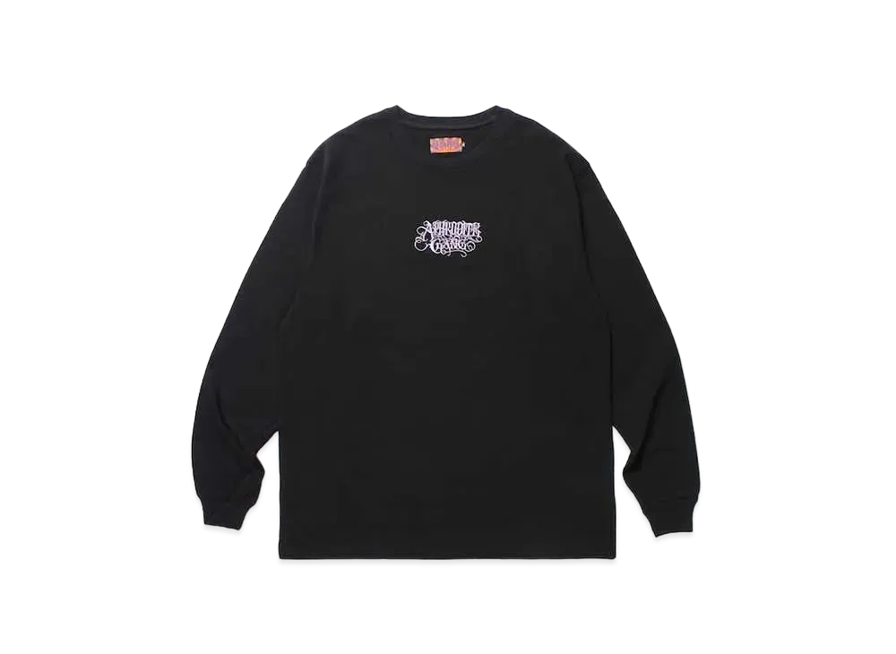 APHRODITEGANG Classic Logo L/S Tee Black "Purple"