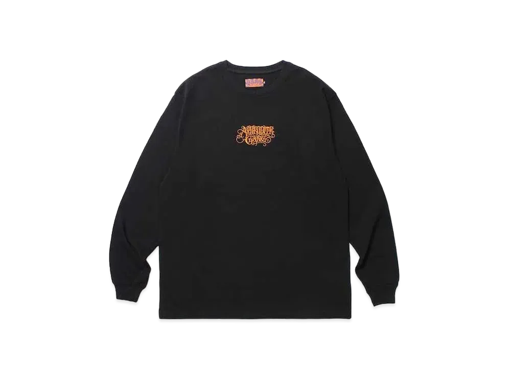 APHRODITEGANG Classic Logo L/S Tee Black "Orange"