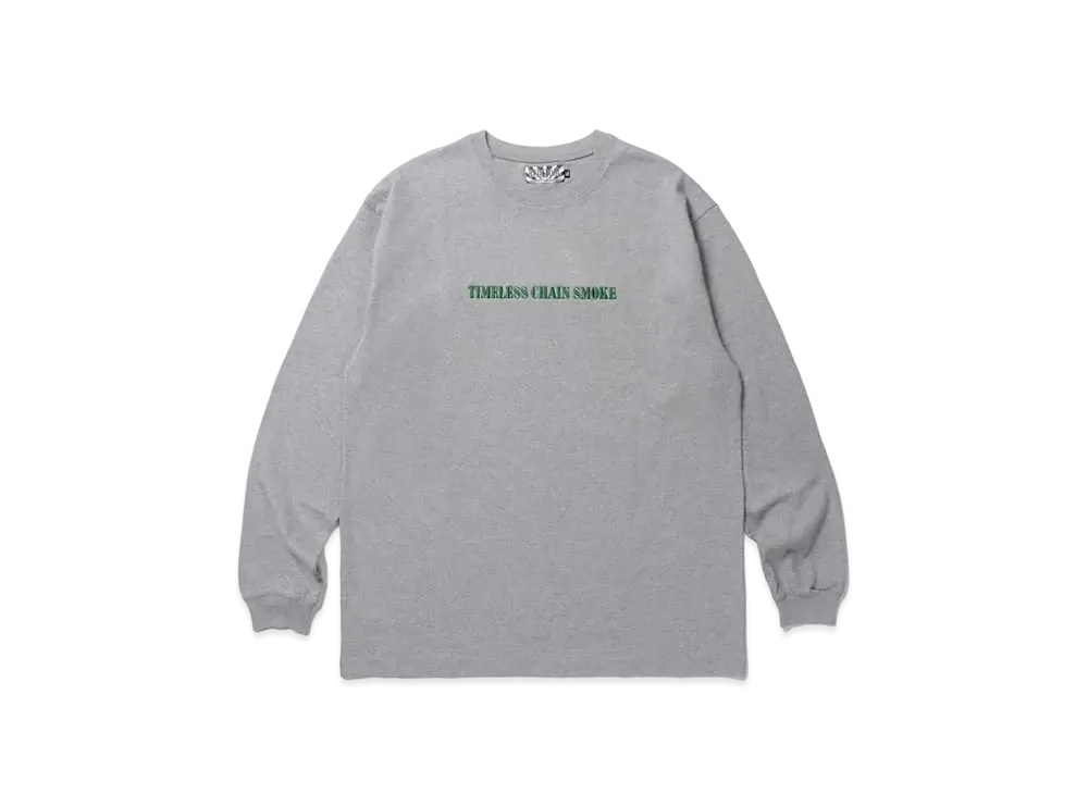 APHRODITEGANG TCS logo L/S Tee "Gray-Green"