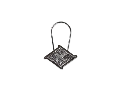 APHRODITEGANG Kamon Key Holder "Black Metal-Glitter Logo"