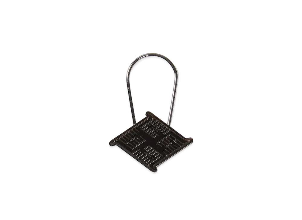 APHRODITEGANG Kamon Key Holder "Black Metal-Black Logo"