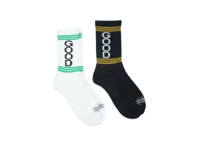 Bedwin & the heartbreakers 2 Pcs PACK JACQUARD SOCKS "LARRY" "GREEN"
