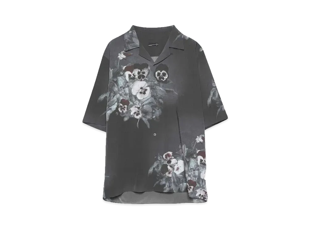 LAD MUSICIAN DECHINE PANSY OPEN COLLAR SS SH "GRAY"