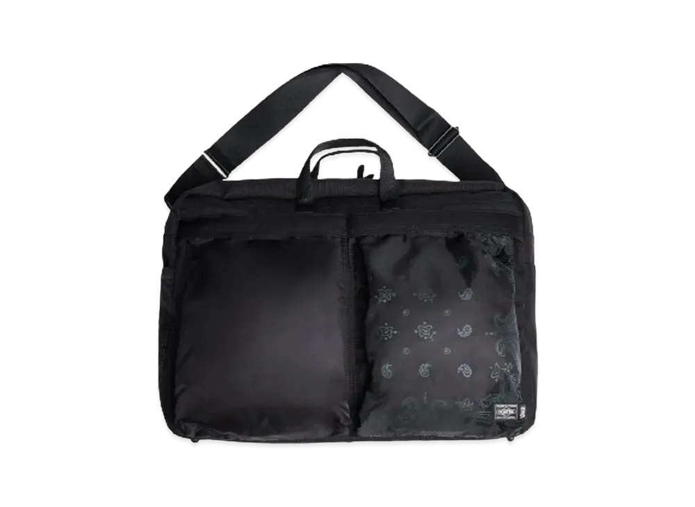 PORTER x END. 2Way Duffel Bag "Black"