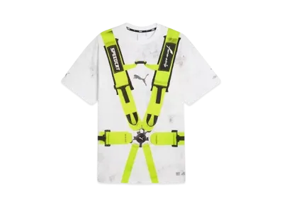 PUMA x A$AP ROCKY Men's Seat Belt Short Sleeve T-shirt "Puma White/Lime Pow"